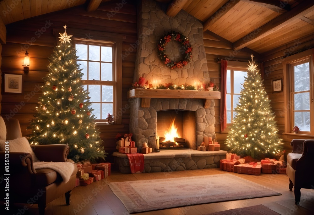 Christmas Cheer by the Fireplace Christmas Cheer by the Fireplace