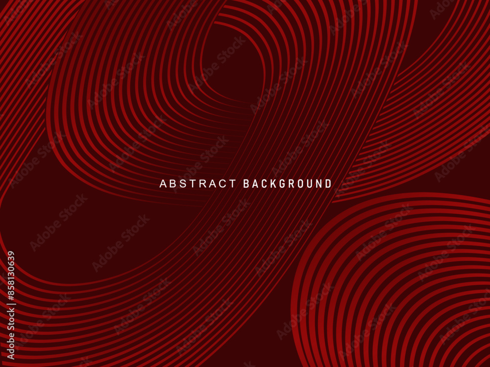 Abstract red glowing geometric lines on dark red background. Modern shiny red circle lines pattern. Futuristic technology concept, perfect for covers, posters, banners, brochures, websites, etc. Abstract red glowing geometric lines on dark red background. Modern shiny red circle lines pattern. Futuristic technology concept, perfect for covers, posters, banners, brochures, websites, etc.