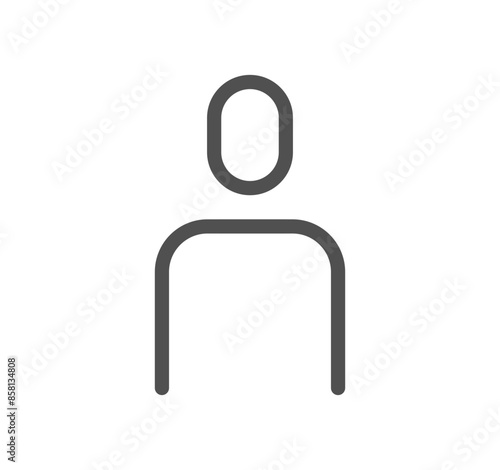 People related icon outline and linear vector.