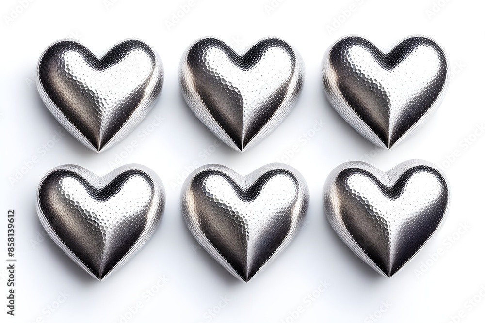 silver hearts silver hearts