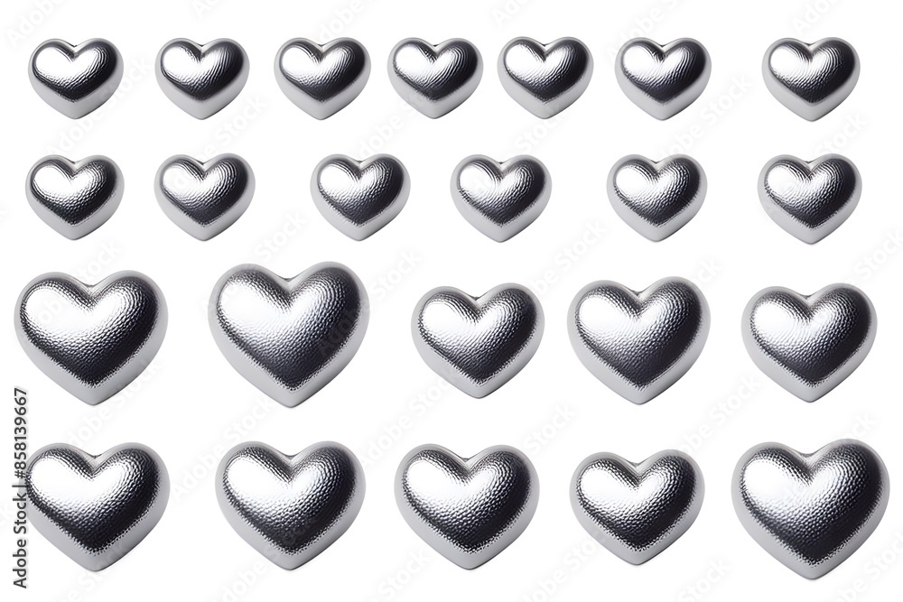 silver hearts silver hearts