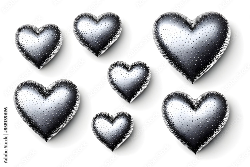 silver hearts silver hearts