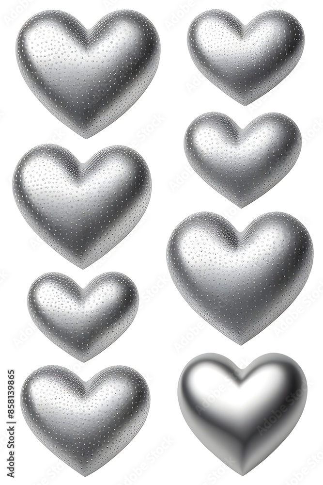 silver hearts silver hearts