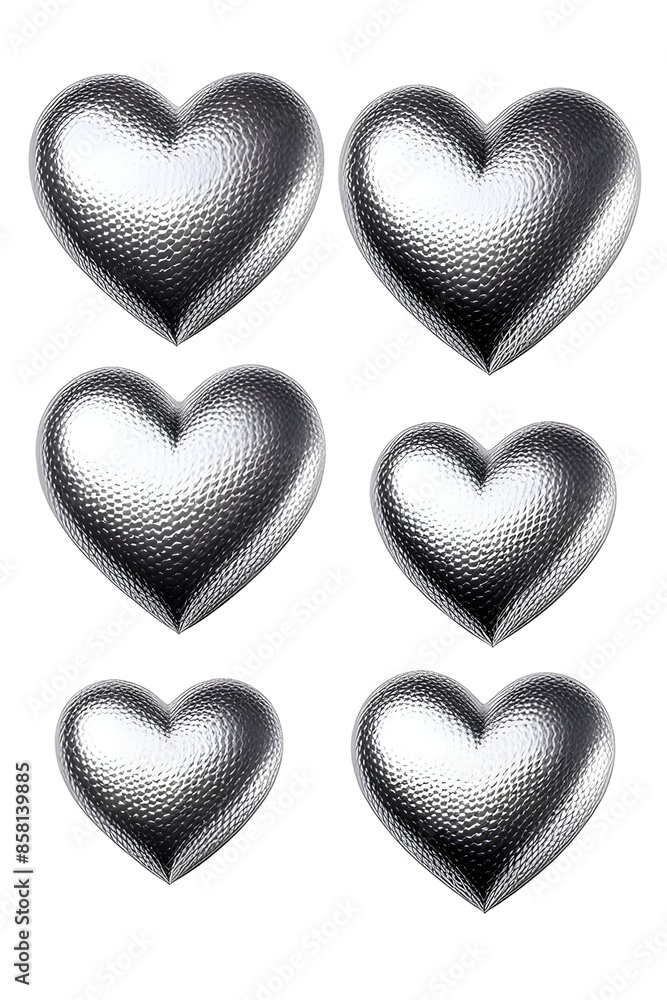 silver hearts silver hearts