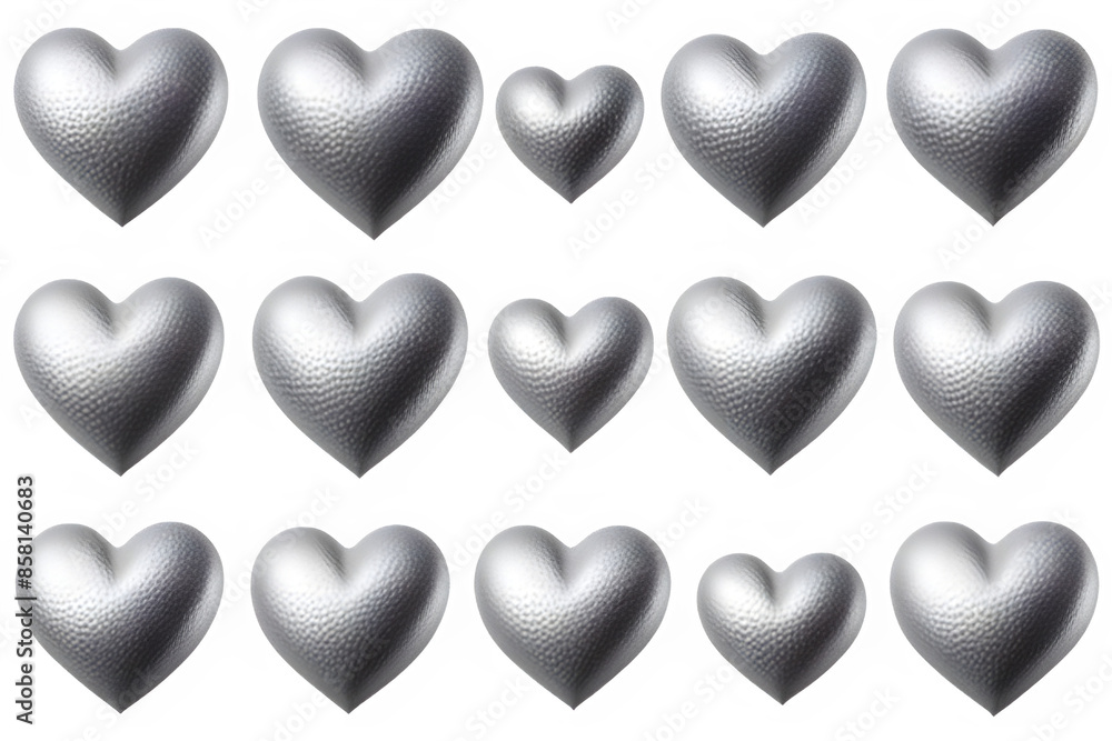 silver hearts silver hearts