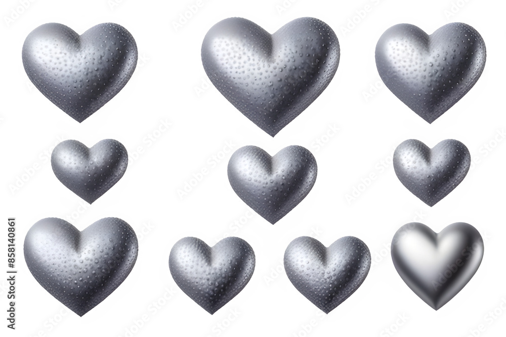 silver hearts silver hearts