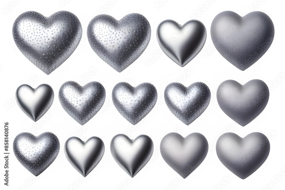 silver hearts silver hearts