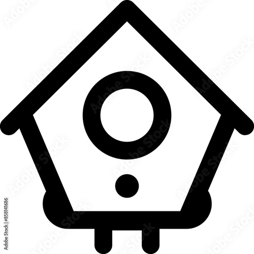 Bird House icon vector illustration asset element
