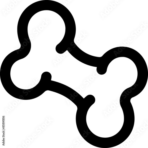 Bone icon vector illustration asset element