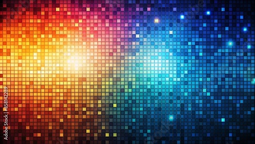 Wallpaper Mural Rainbow light pixel backgrounds Torontodigital.ca