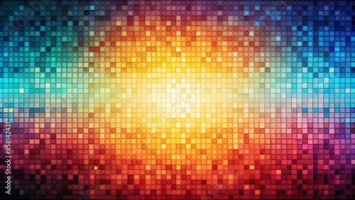 Wallpaper Mural Rainbow light pixel backgrounds Torontodigital.ca