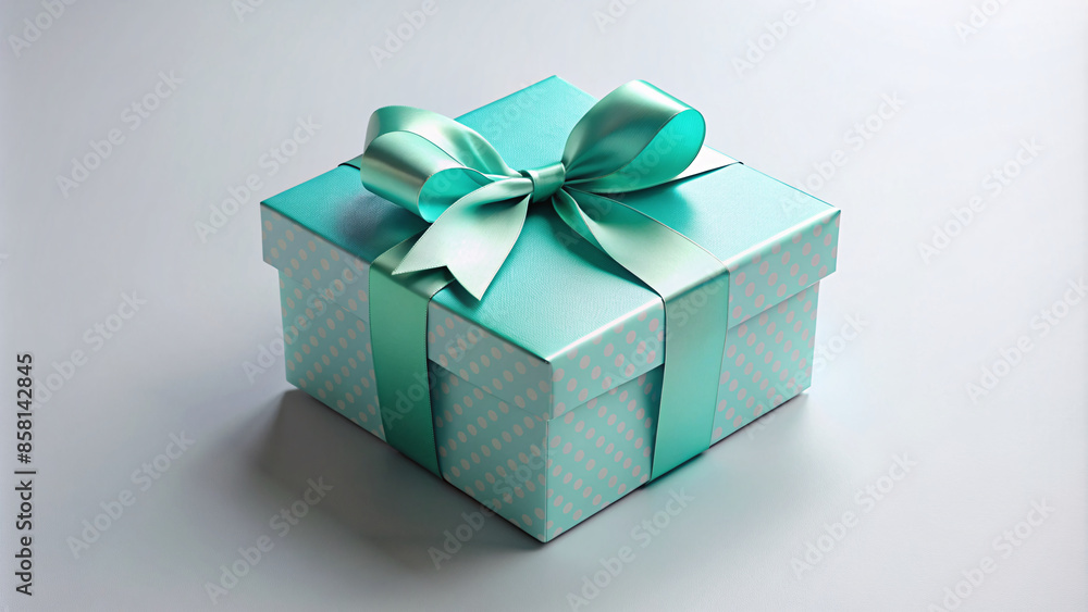 Colorful pattern gift paper in a gift box with ribbon Colorful pattern gift paper in a gift box with ribbon