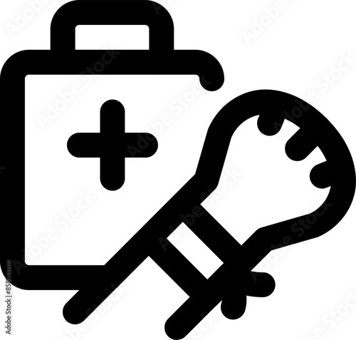 Veterinary icon vector illustration asset element