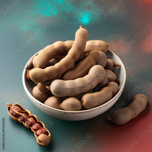 Fresh delicious ripe tamarind photo