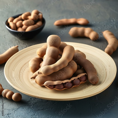 Fresh delicious ripe tamarind photo