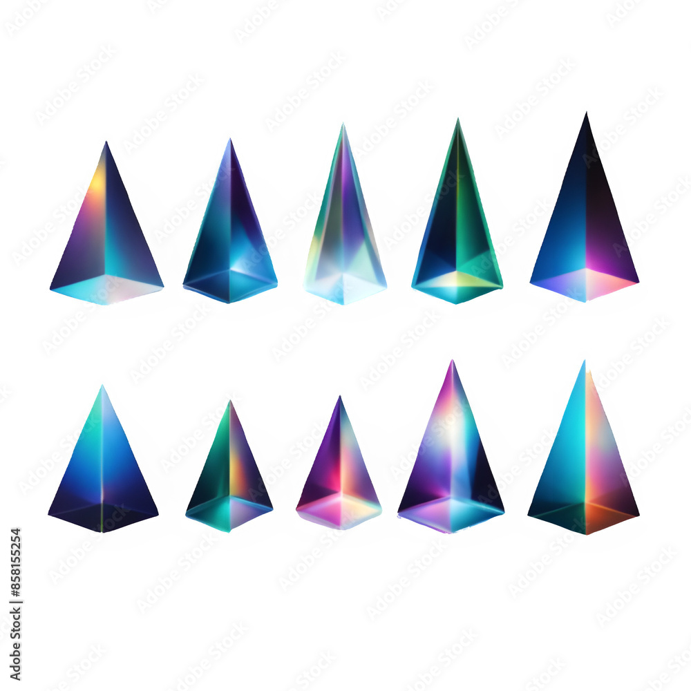 triangular holographic prisms triangular holographic prisms