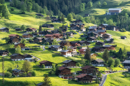 Grindelwald valley town