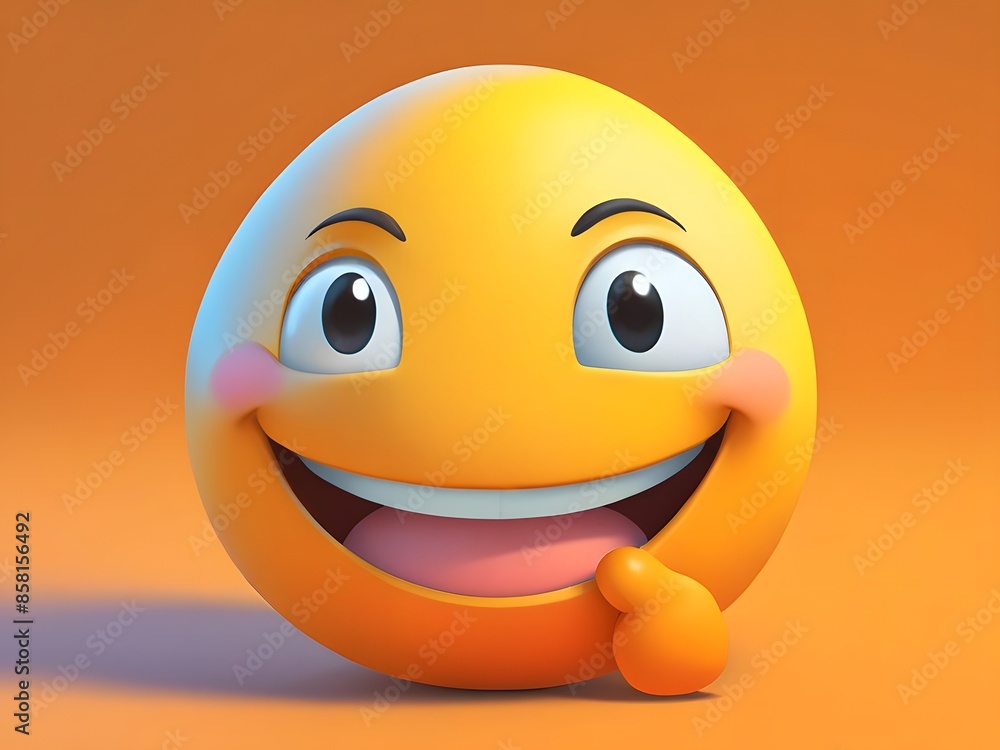 3D Emoji Character Giving a Thumbs Up 3D Emoji Character Giving a Thumbs Up