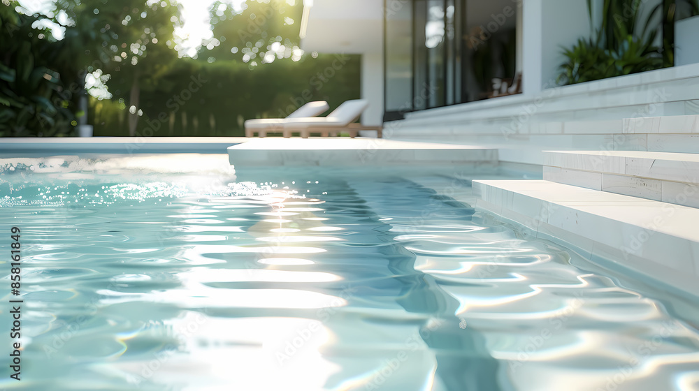 Fototapeta premium Tranquil Pool Haven