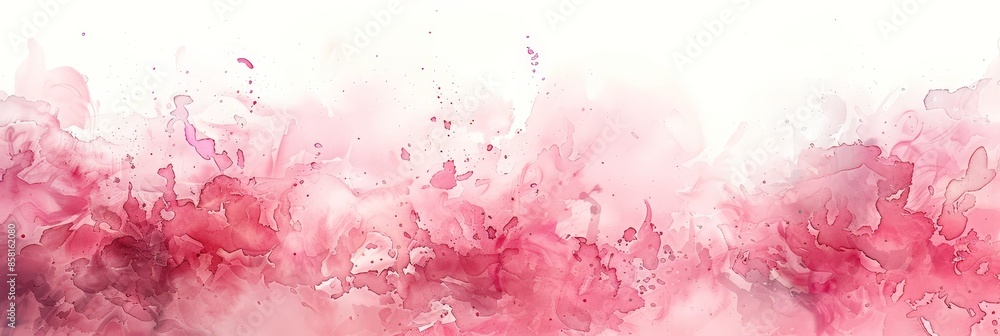 Obraz premium Abstract Watercolor Background with Pink and White Tones
