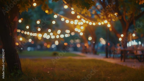 Wallpaper Mural Muted sounds of distant music adding to the lively atmosphere of the park. Torontodigital.ca