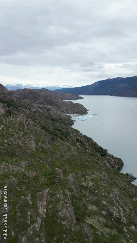 Torres del Paine National Park in Puerto Natales. Breathtaking view, in Chile. Torres del Paine National Park in Puerto Natales. Breathtaking view, in Chile.