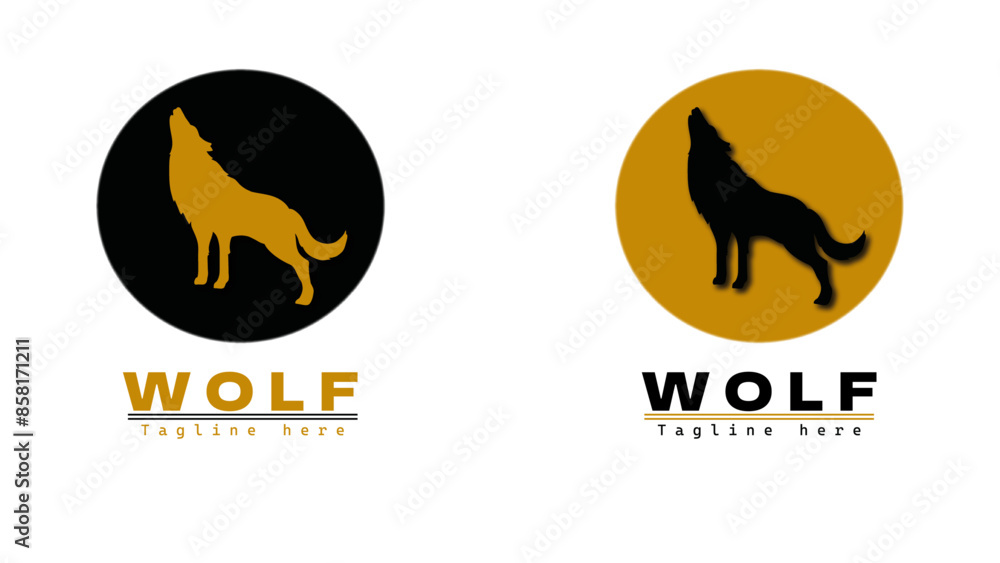 Obraz premium wolf logo for business 
