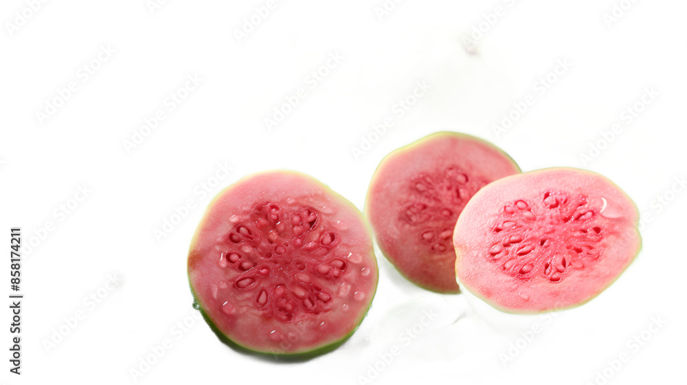 a couple of pieces of watermelon sitting on top of a table a couple of pieces of watermelon sitting on top of a table