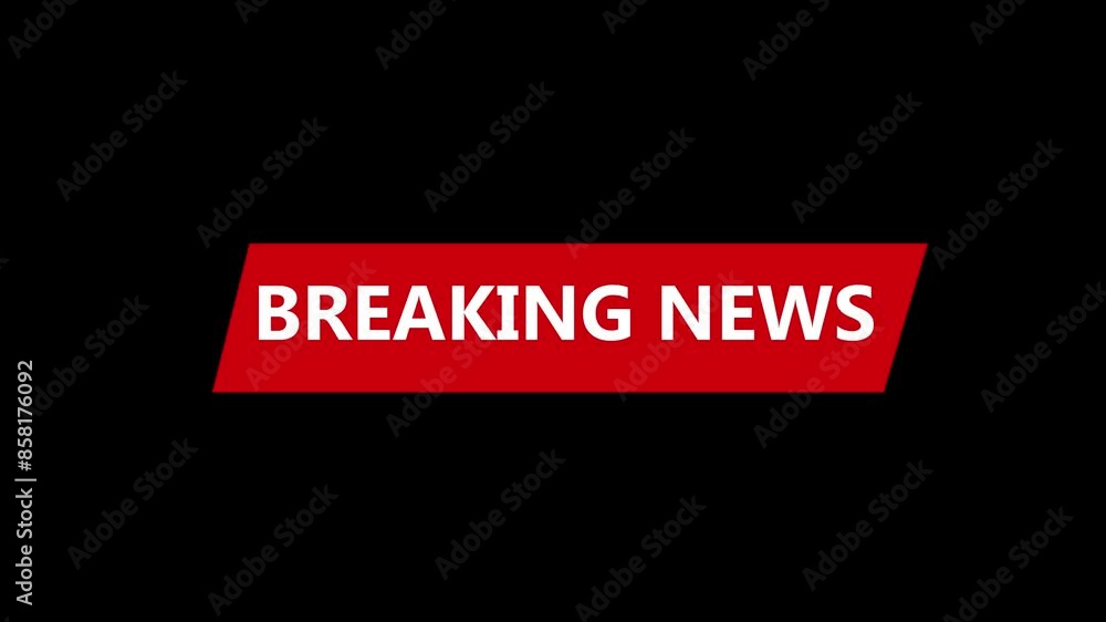 Breaking news intro animation in 4K video in high resolution. Design element for news channel
Breaking news intro animation in 4K video in high resolution. Design element for news channel