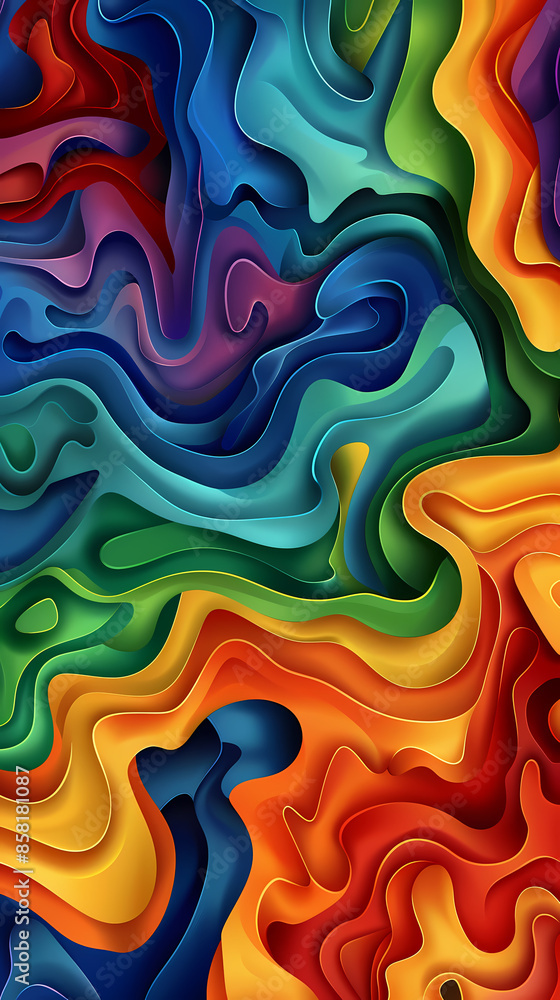 3D Bas-relief , abstract art background Colorful seamless vector illustration. 3D Bas-relief , abstract art background Colorful seamless vector illustration.