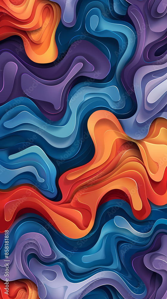 3D Bas-relief , abstract art background Colorful seamless vector illustration. 3D Bas-relief , abstract art background Colorful seamless vector illustration.