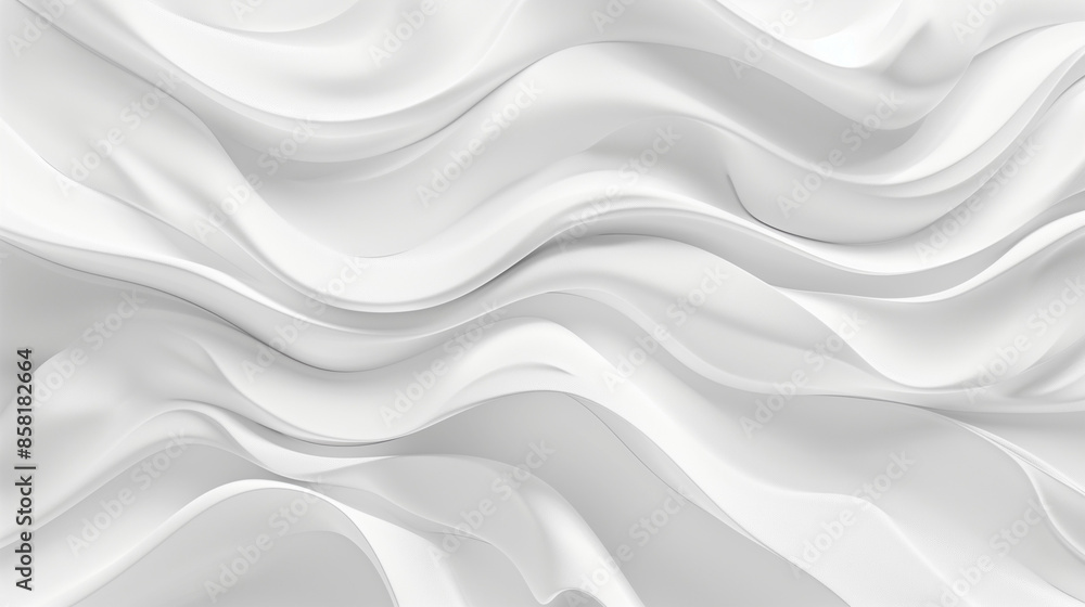 Obraz premium abstract background with waves, white background, presentation wallpaper 
