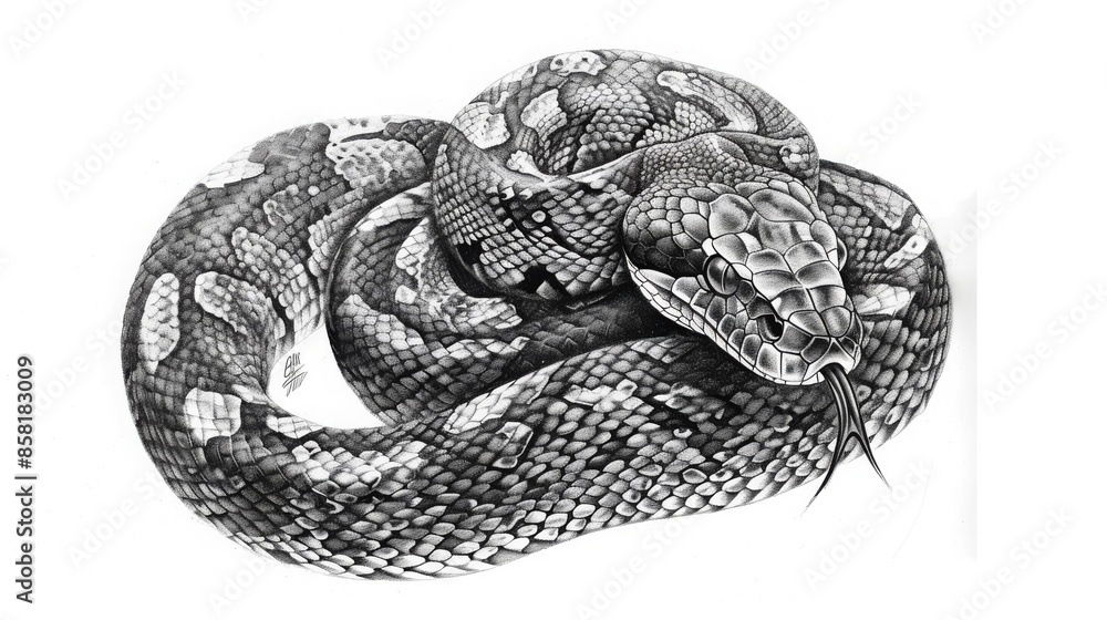 black and white snake black and white snake