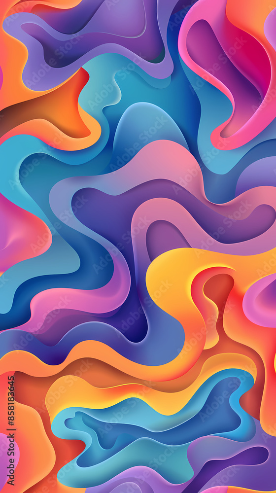 3D Bas-relief , abstract art background Colorful seamless vector illustration. 3D Bas-relief , abstract art background Colorful seamless vector illustration.