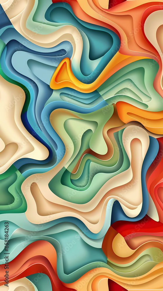 3D Bas-relief , abstract art background Colorful seamless vector illustration. 3D Bas-relief , abstract art background Colorful seamless vector illustration.