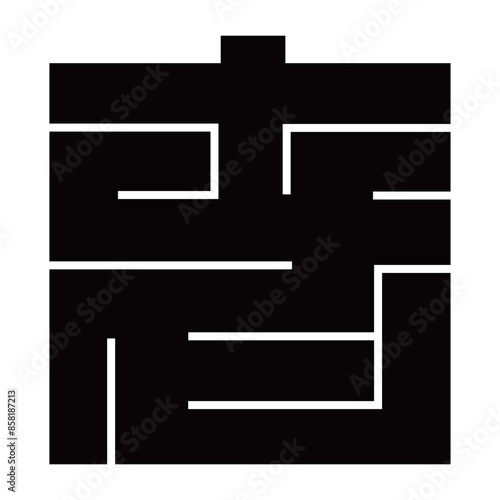 家紋です。角字という種類です。老の形です。