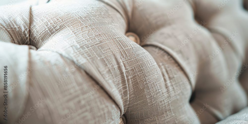 Detail of classic upholstered furniture. Detail of classic upholstered furniture.