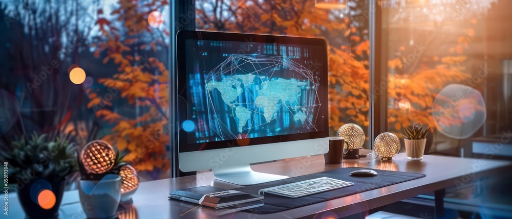 Obraz premium Differentiation in automotive technology involves leveraging unique, cutting-edge advancements to gain a competitive edge, optimizing performance and efficiency for better business solutions.