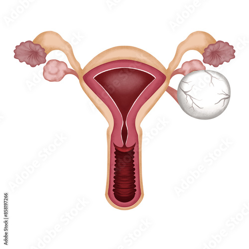 Fotografia Ovarian cyst