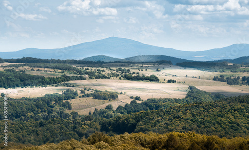 Fototapeta Naklejka Na Ścianę i Meble -  Landscape of Poland. Sudetes Mountains in summer.