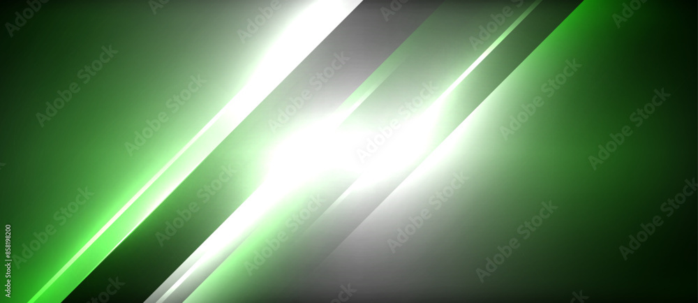 Neon dynamic diagonal light rays background. Techno digital geometric concept design for wallpaper, banner, presentation, background Neon dynamic diagonal light rays background. Techno digital geometric concept design for wallpaper, banner, presentation, background