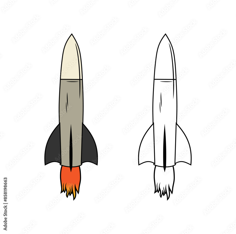 Rocket Cartoon Design Illustration vector eps format , suitable for your design needs, logo, illustration, animation, etc. Rocket Cartoon Design Illustration vector eps format , suitable for your design needs, logo, illustration, animation, etc.