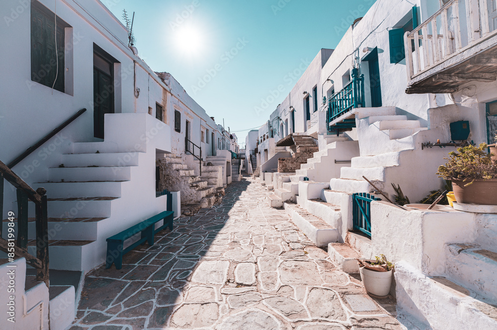 Kastro, the oldest part of the Chora town on Folegandros island