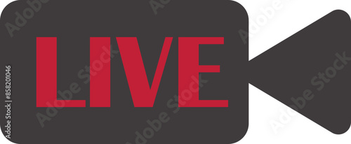 live stream social media icon
