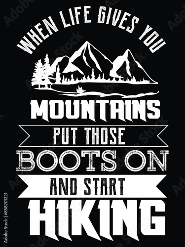 Mountain t-shirt design