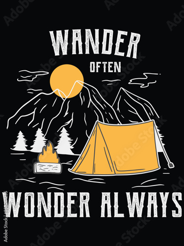 Mountain t-shirt design