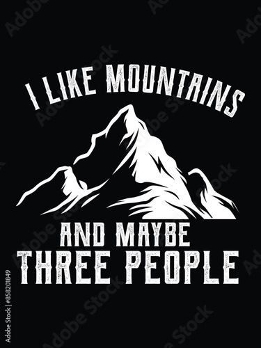 Mountain t-shirt design