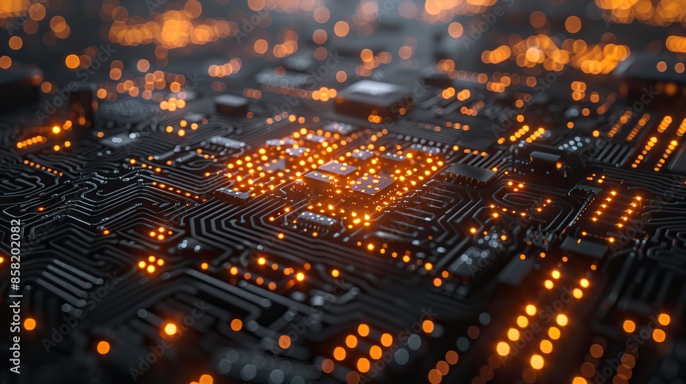 Quantum computing advances AI technology, integrating electronic cyber brains and neural circuits for enhanced robotics and machine learning advancements. illustration images Quantum computing advances AI technology, integrating electronic cyber brains and neural circuits for enhanced robotics and machine learning advancements. illustration images
