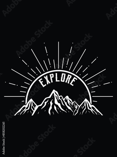 Mountain t-shirt design