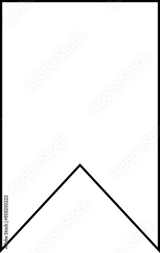 bookmark favorite social media icon outline